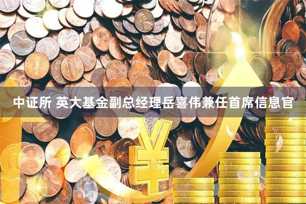 中证所 英大基金副总经理岳喜伟兼任首席信息官
